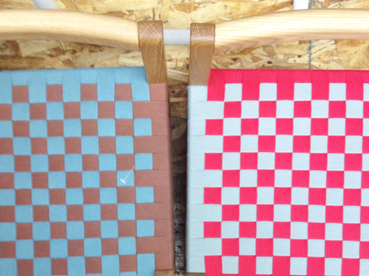 checked chair b
