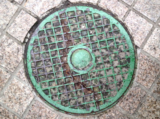 manhole green b